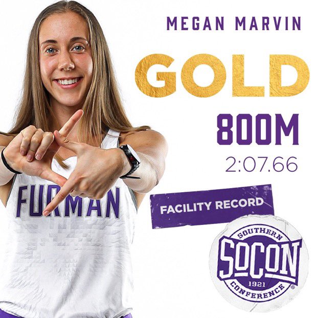 JDFurmanPaladin's tweet image. Congratulations to @FurmanXC #GirlGang on impressive performance at @SoConSports Outdoor Track &amp;amp; Field Championships! A lot of Gold, Silver and Bronze to go around and a bright future ahead for this program!!!