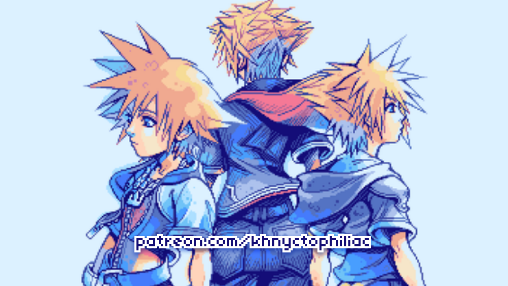 These wallpapers are now on Patreon!
patreon.com/khnyctophiliac

KH1, KH2, and KH3 Sora individually for 3$.
PLUS all three of them together for 5$!