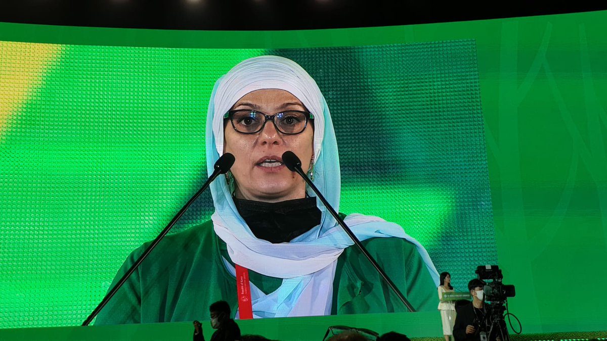 "We do not have the luxury of time, but what we do have, is an opportunity,…. an opportunity to make the change." 
H.R.H. Princess Basma bint Ali at #WFCKorea