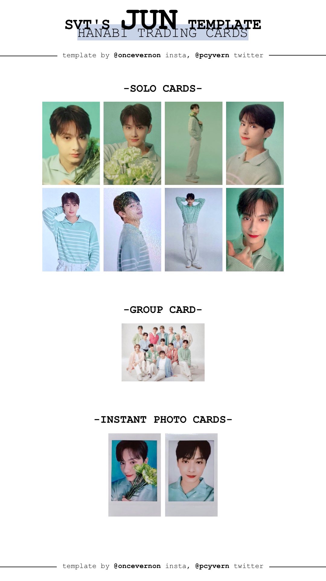 SEVENTEEN HANABI インスタントフォトカード bella on X: 