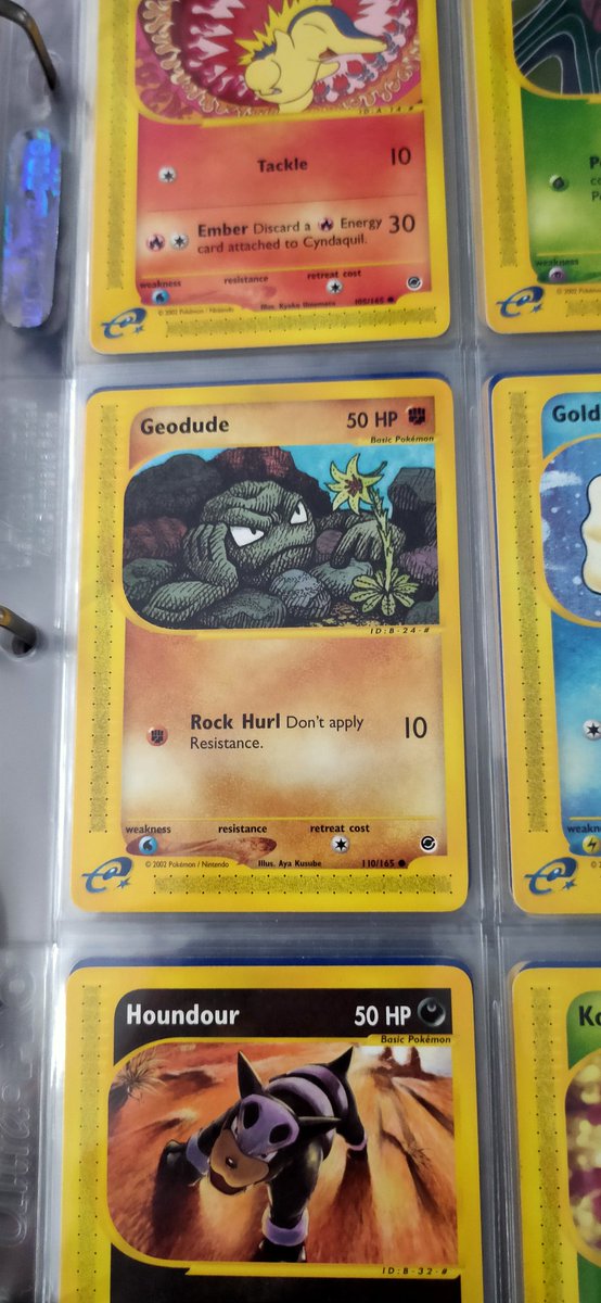 Zeezy1888's tweet photo. What are you thinking about?
Oh, just how e-series #CARD amaze me!
The thought and design of something so amazing yet so under rated!
Tying the cards into the game was just so cool! #pokemon https://t.co/oxvAnPNUHI