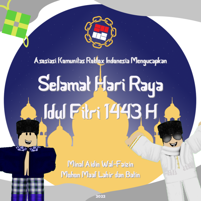 Selamat Hari Raya Idul Fitri 1443 H!

#RobloxDev #EidMubarak #Roblox
