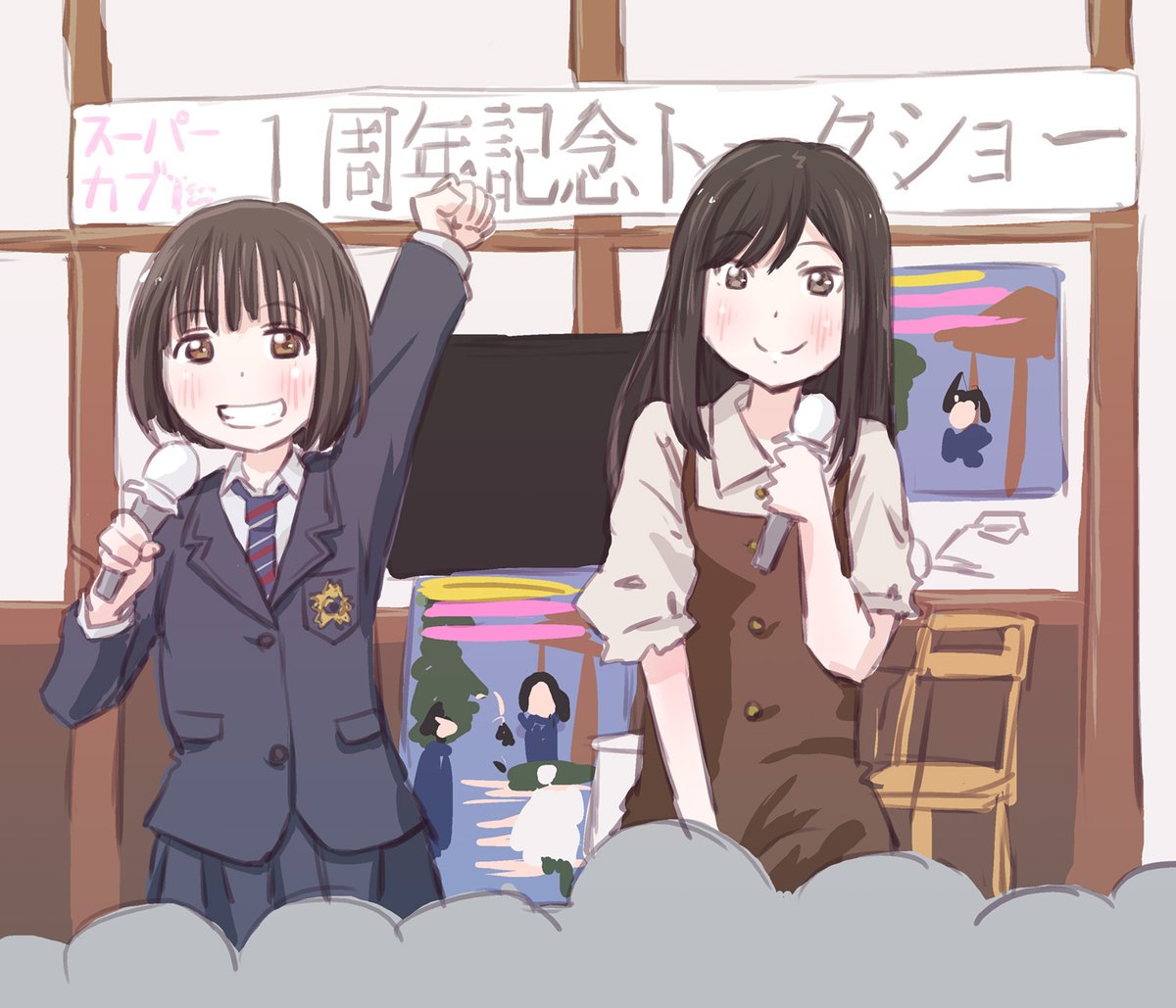 「GWなので再放送です☺
 #スーパーカブ 」|まるよのイラスト