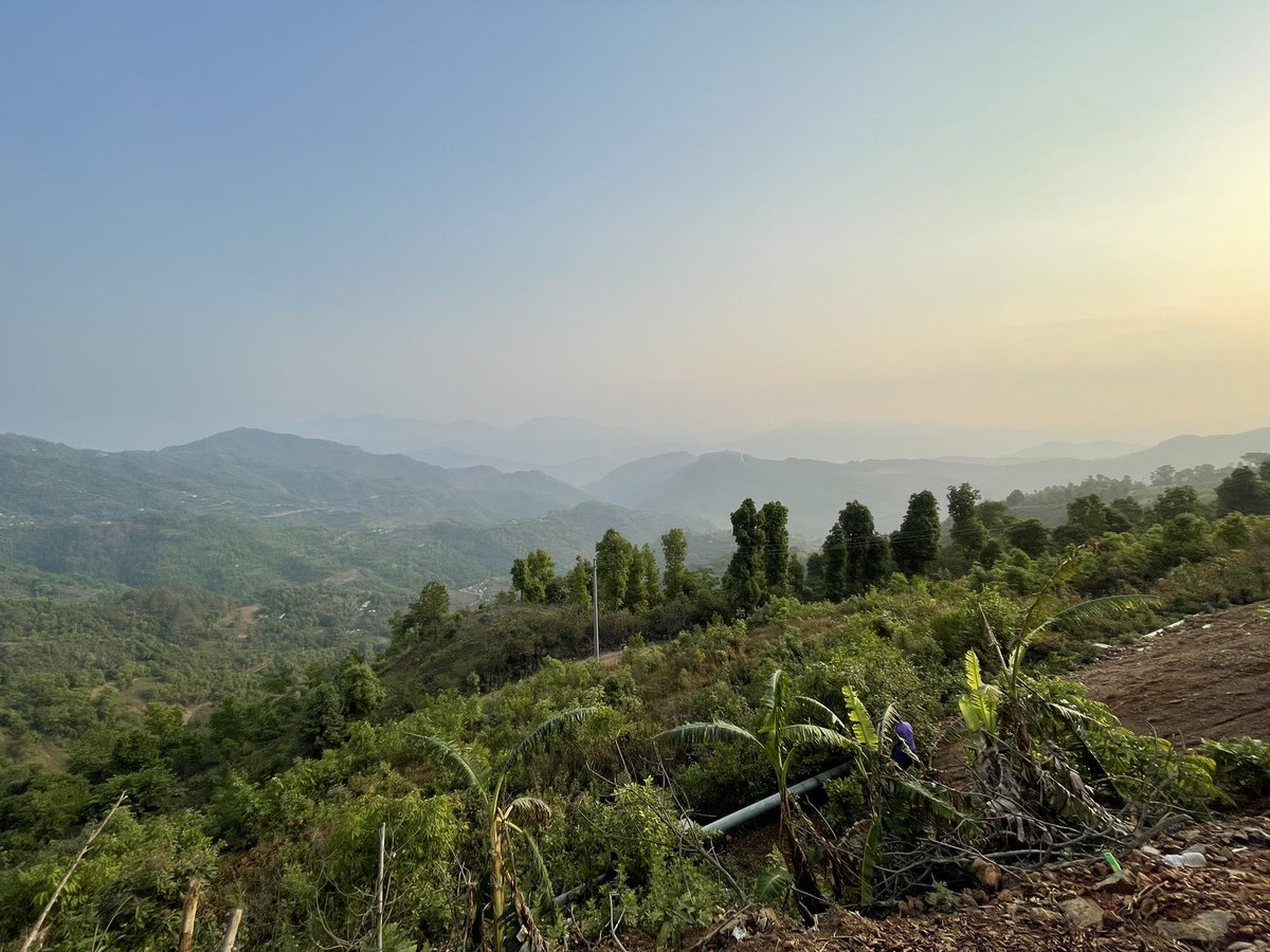 ChrisAndermann's tweet photo. #HelloMonsoon project catching up with time. Station 2 installed in Tansen ridge on 1200m asl. We are heading for Station 3 at Bhakunde 2000m asl. now. @GFZ_Potsdam @basanta58_raj  @paleohydrology https://t.co/hzjuONTE3z