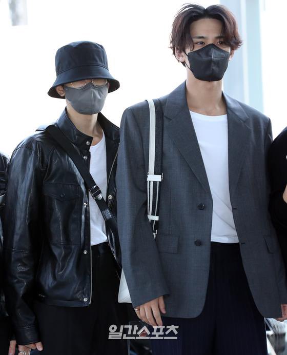 Wonwoo and Mingyu airport fashion today, sooo handsome🥺🤍🤍

#WONWOO &amp; #MINGYU 
#SEVENTEEN