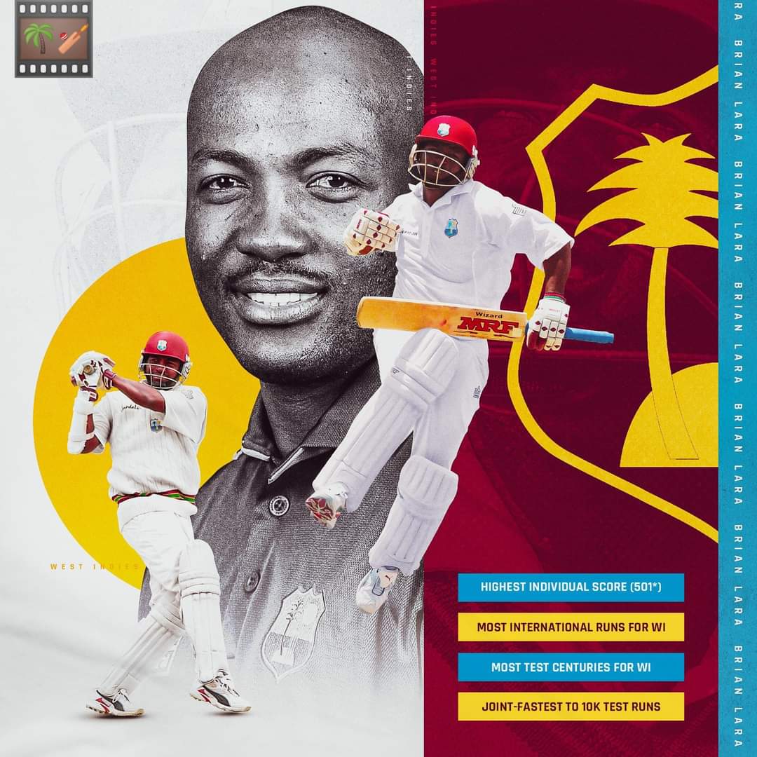 cricketsoccer's tweet photo. Happy Birthday Brian Lara https://t.co/RneKeHnTSa