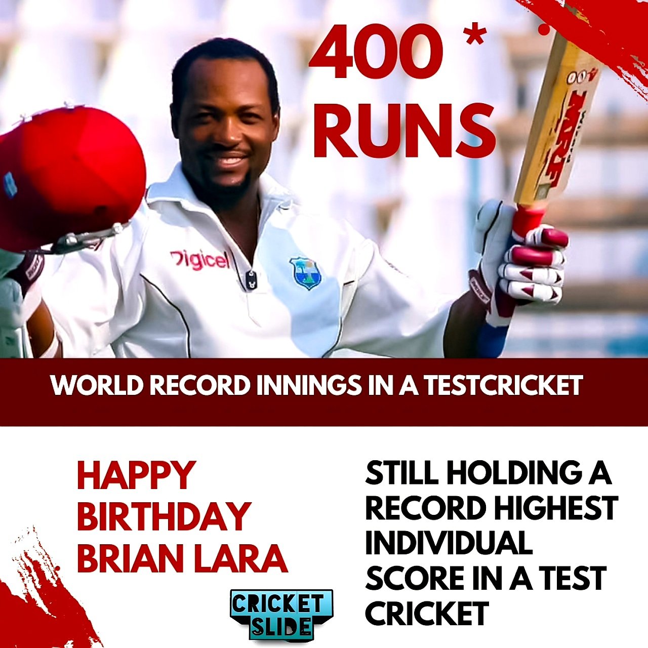 Happy Birthday Brian Lara      