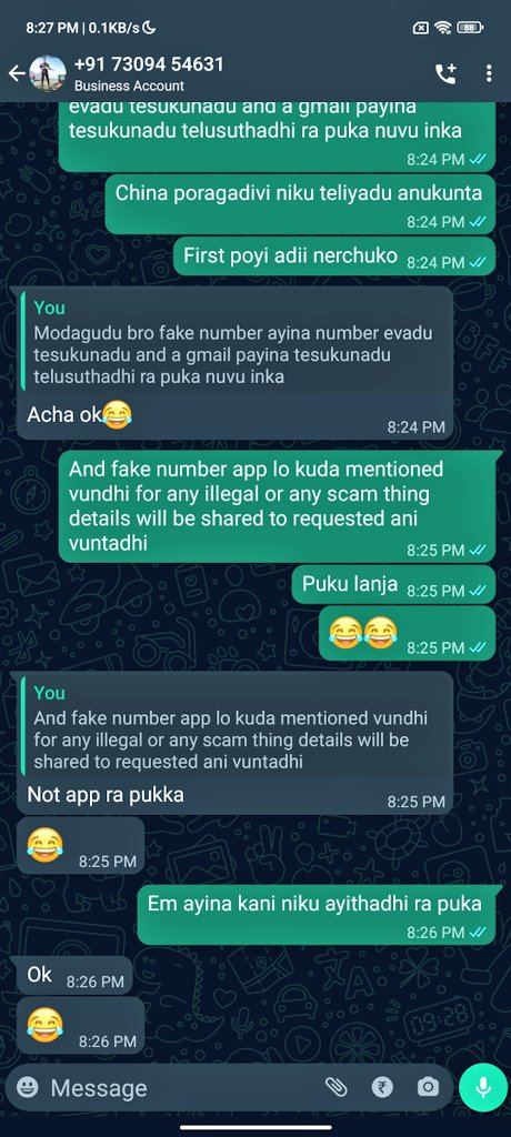 sentinel_plays's tweet photo. @cyber @CyberCrimePSCyb The Guys mentioned in this photo are sending me this type of messages.... I request you to take an legal action on them.... And they are involved in many other online scam.. I can give the proof for more details I can provide you.. Plz take an quick action https://t.co/ANPbRY1Gfu