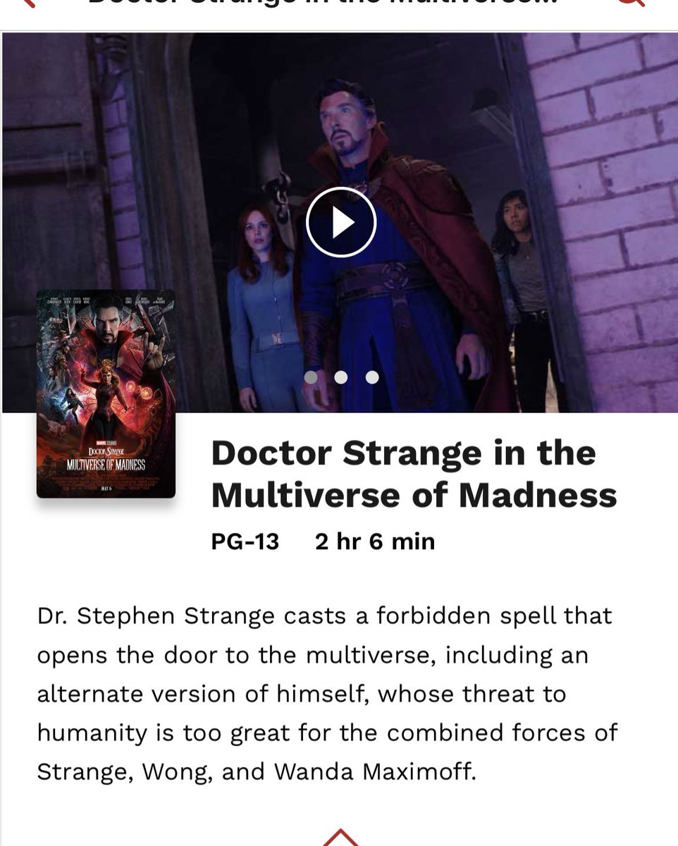 BetterToAsk's tweet photo. @NewRockstars found this in the Cinemark app while buying tix today. Suggests a more team-up vs. adversarial role for Wanda? https://t.co/1KwMp24hTa