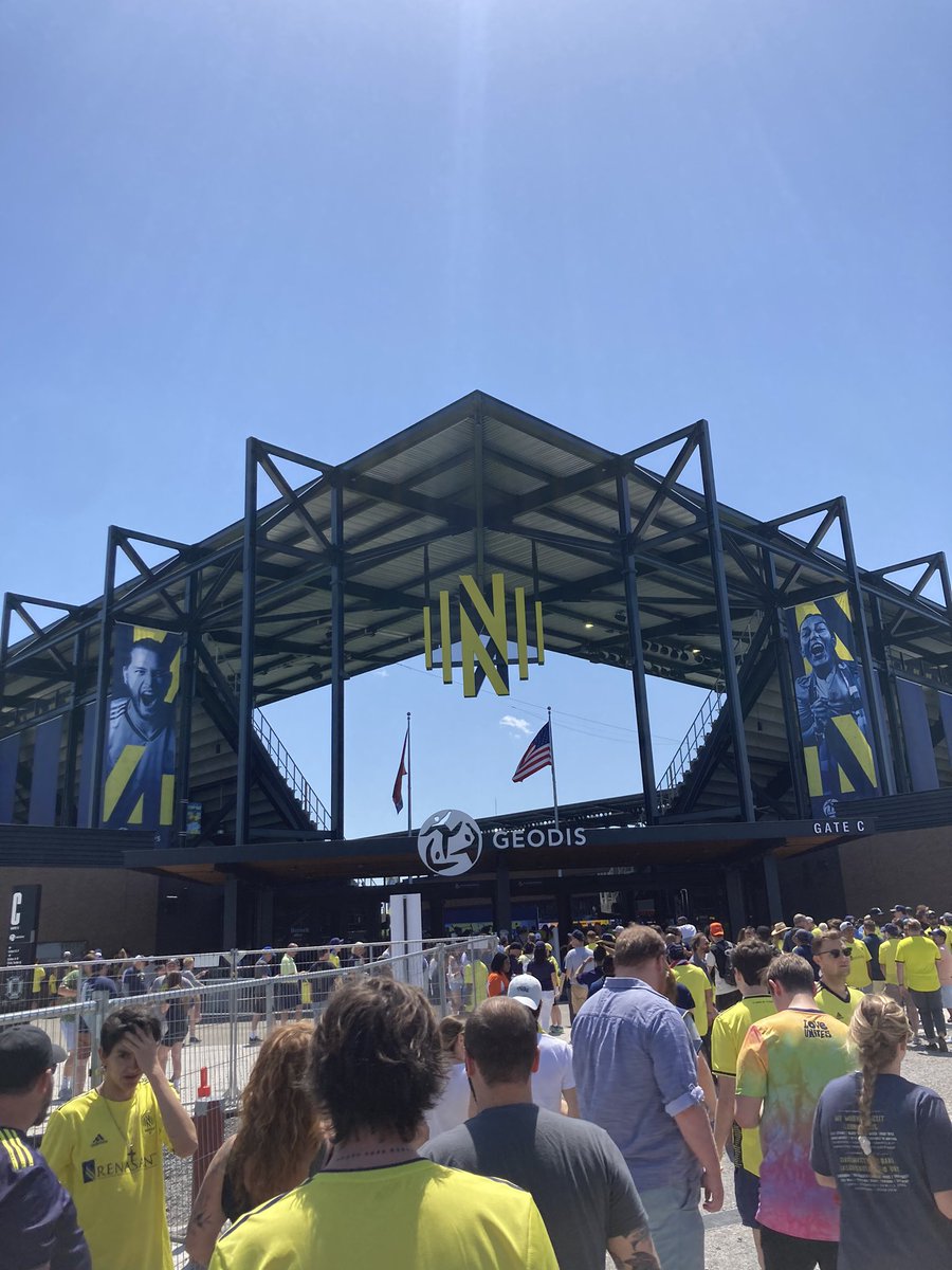 RileySolomon's tweet photo. The first of many at Geodis Park. #EveryoneN https://t.co/tEzGF2ZgXo