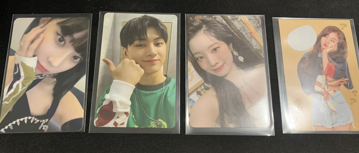ImGodJihyooo's tweet photo. WTT/LFT PH random photocards
Have: 1st pic
Want: 2nd pic
Can do 2:1 &amp; 3:1 ratio depending on pc

🏷Twice Exo Aespa Enhypen winter jay dahyun jihyo chanyeol https://t.co/Pk5kWIkmw5