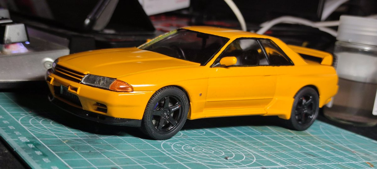 TSaab93's tweet photo. Tamiya 1/24 R32 Nismo is done https://t.co/PVW6BPwUZR
