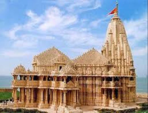 jihadwatchRS's tweet photo. Sadly, the Taj Mahal is the de facto symbol of India; that’s the power of propaganda. The majestic Somnath Temple is a far more accurate &amp; deserving symbol of the ethos of Hindu India. It was the first temple destroyed by jihadis &amp; has been rebuilt many times over the centuries. https://t.co/cN2YoIJCLw