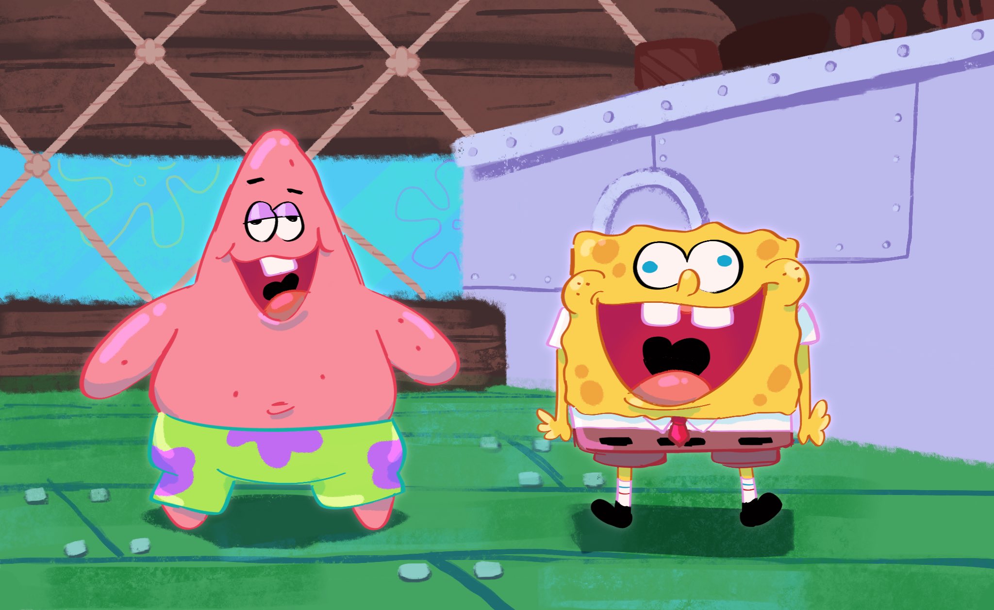 Out Now Spongebob Squarepants Movie Rehydrated Don T Worry Sbmr Your Life Is In Our Hands Justiceforspongebob Art By Cloudstuffss T Co 3kfija0u9j Twitter