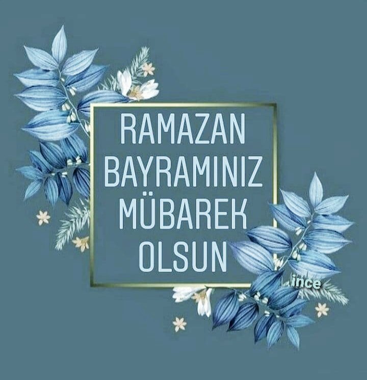 #RamazanBayramı nız mübarek olsun