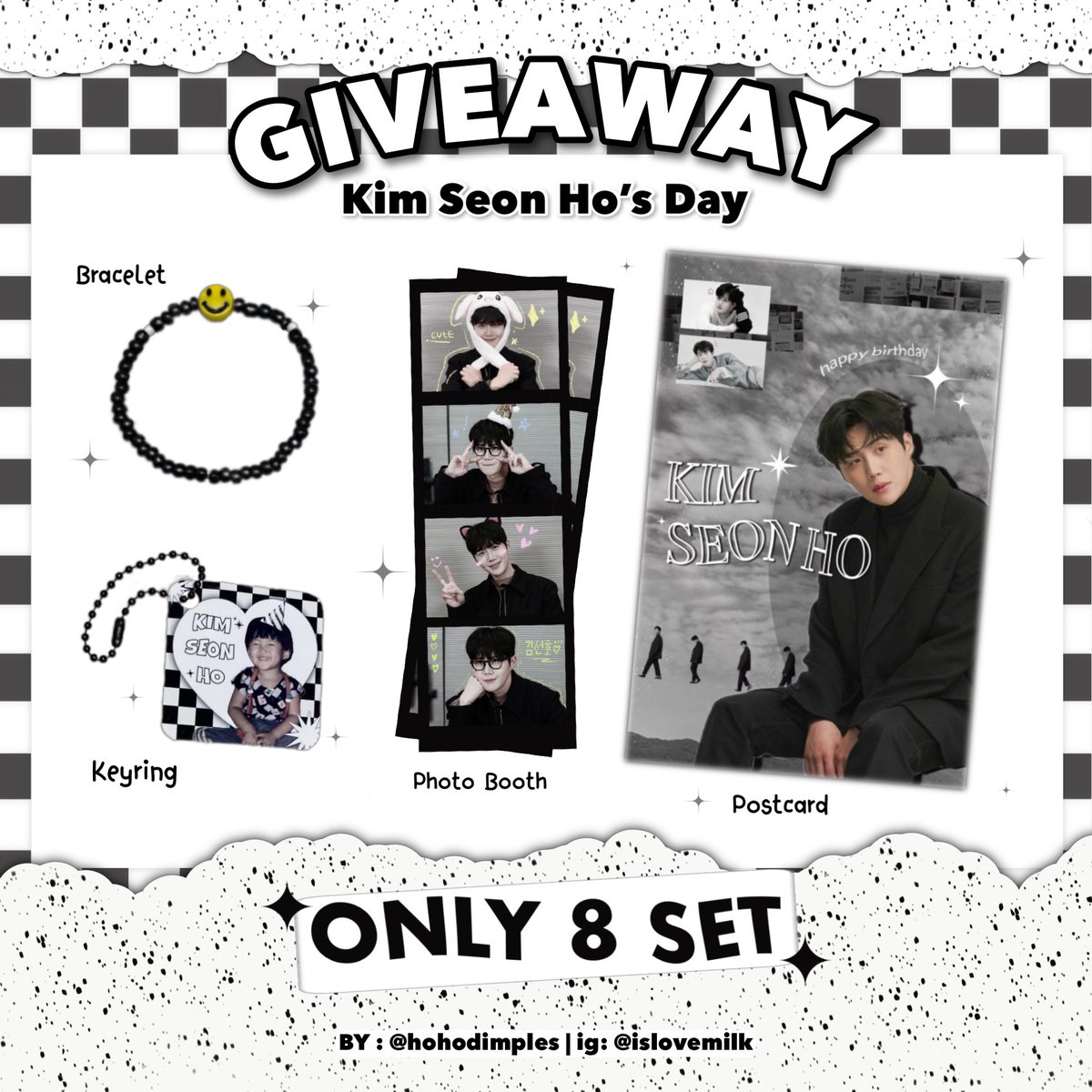 hohodimples's tweet photo. ‧⁺◟Giveaway Kim Seon-ho’s day⋆◞

Only 8 set ꔛ
*กติกา- รีทวิต + กรอกฟอร์ม👇🏻

https://t.co/4Hm0MW9bLQ

📍จะสุ่มผู้โชคดีจากที่ตอบในฟอร์มนี้ค่ะ
ปิดฟอร์ม : 8 พ.ค. เวลา 20:00

📫มีค่าเดินทาง 35฿ นะคะ

#คิมซอนโฮ #KimSeonHo #김선호 https://t.co/qpDVq9dmHs