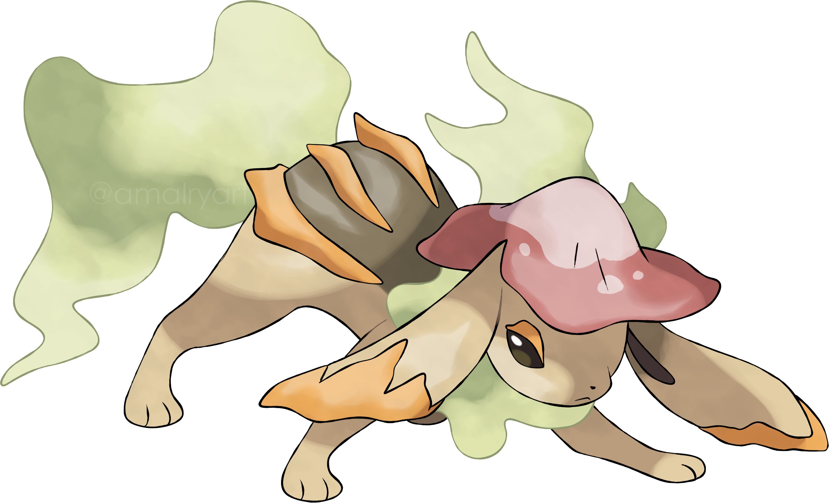 Pokemon Fan Creates Poison Eevee Evolution Concept