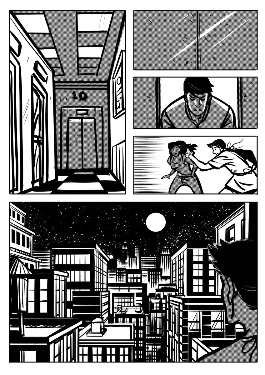 matthew27086832's tweet photo. Page 20: DAYDREAMER
Let me know what you guys think!?
#illustration #illustrator #comics #comicart #comicartist #comicillustrator #illustrationartist #comicillustion #inkdrawing #inking #comicinking #manga #makeowncomics #indiecomics https://t.co/gDW3frTzi6