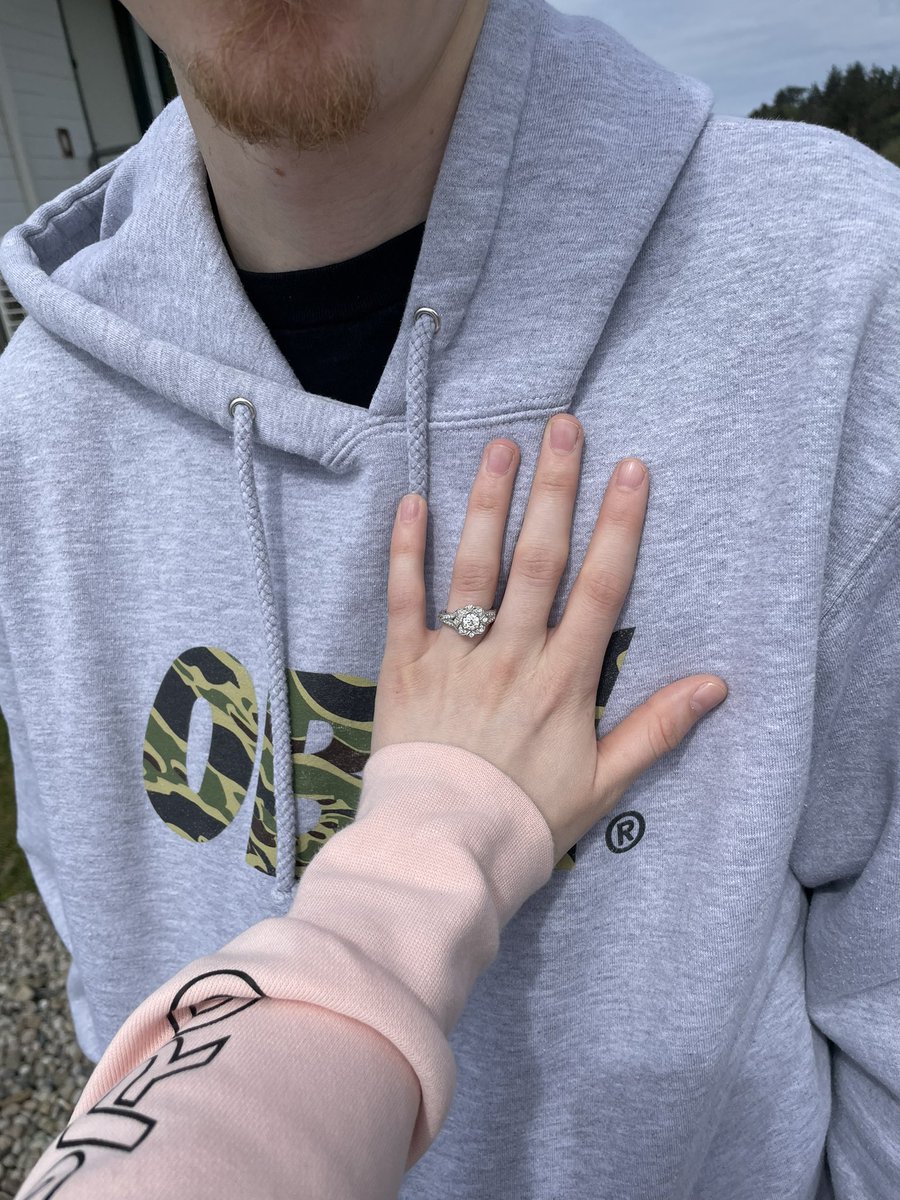 I AM A FIANCÉ!!!

I can’t wait to be your wife 🤍
