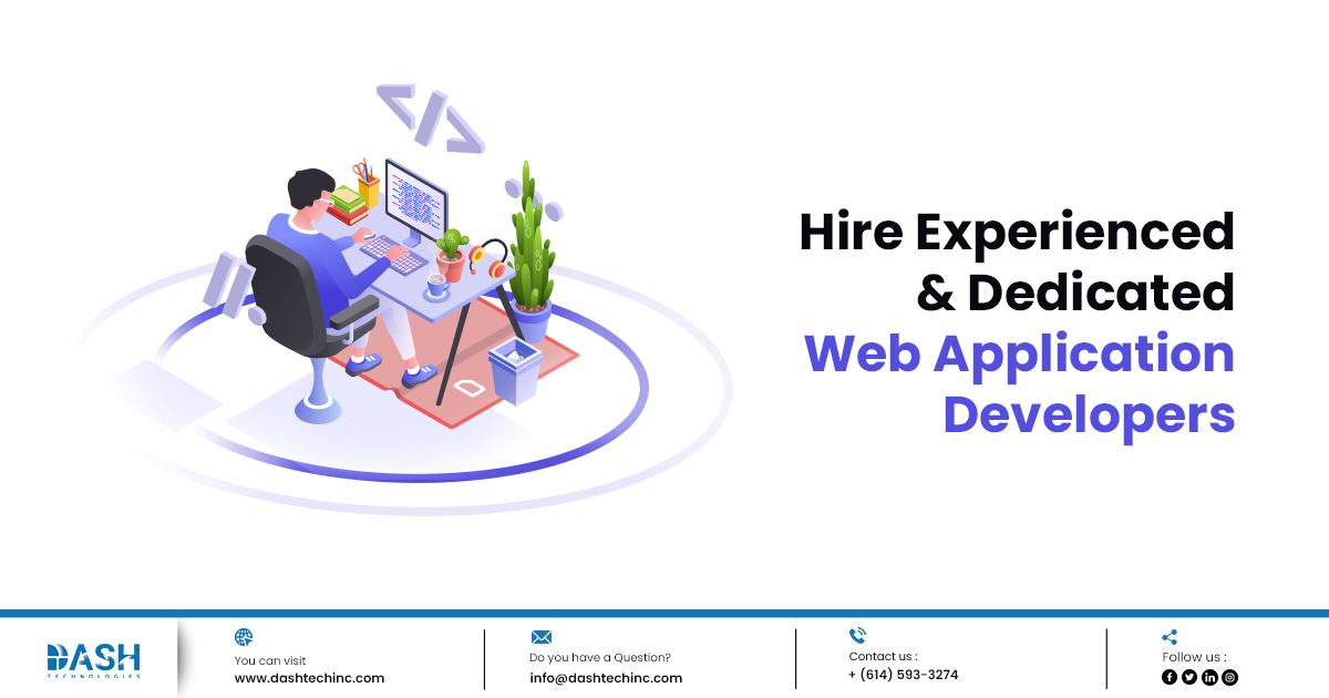 dashtechinc's tweet image. Hire Experienced & Dedicated #WebApplicationDevelopers!
We build custom #webapps using the right technology stacks and help you achieve maximum growth. Our end goal is to build quality #webapplications for you that maximize resource utilization. bit.ly/2XKzMZX