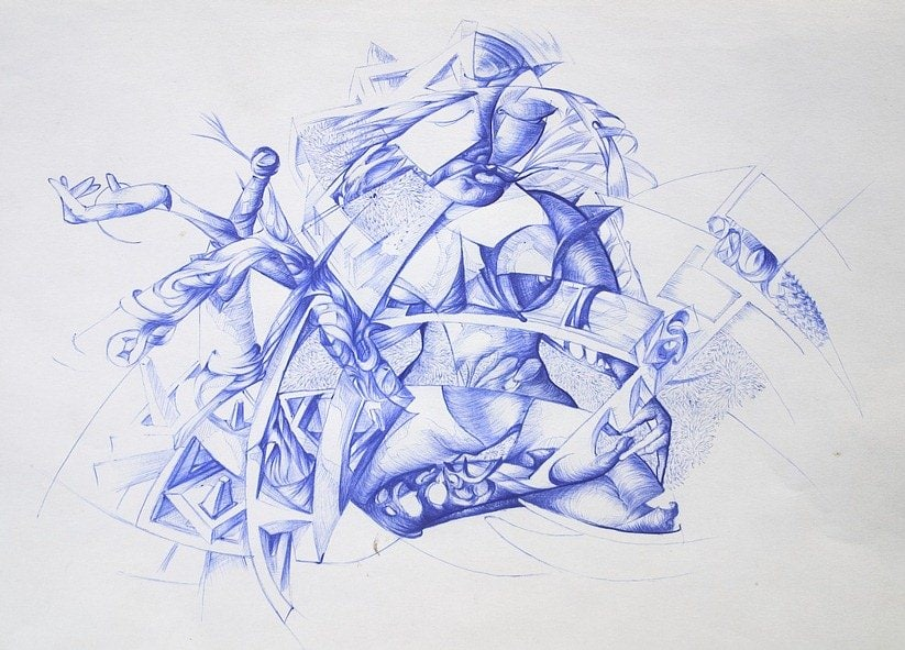 evaevgeneve's tweet photo. Last night I sat down at the table and took a pen in my hand. I drew the drawing in 30 minutes. I don't understand what it means. Don't I?
@UltiverseDAO
@0xElectricsheep
@cerespainternft

 #Ultiverse #ElectricSheep #Painter
My Discord: UnderCoverMartin#6992 https://t.co/y9tTWUeCta