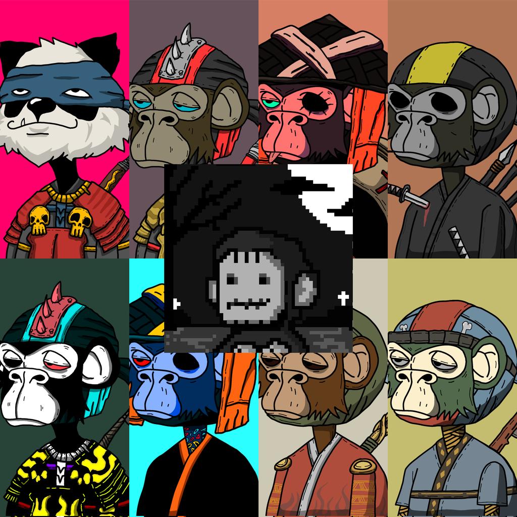 CupiPunk's tweet photo. Hello Guys. Any purchase of this batch of Near Punky Ninjas will be rewrded with 1 Near Baby Ape..
Be an early holder. Lots of giveways for 20 early holders.
Visit https://t.co/ybWkAsDrLP
#NEARProtocol 
#parasofficial 
@ParasHQ 
@NEARProtocol https://t.co/hQ108zvc0C