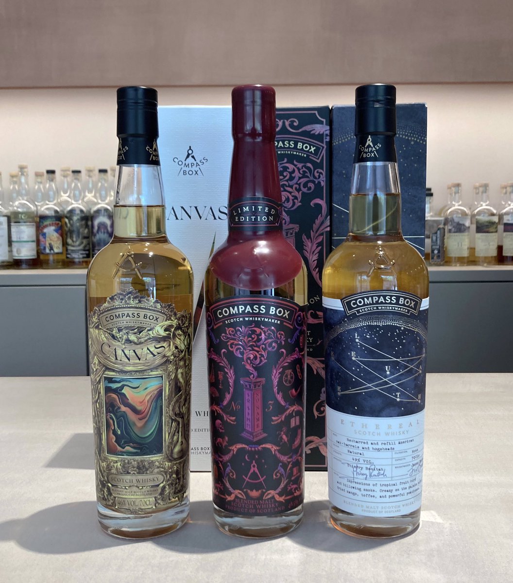 OfficialRudder's tweet photo. information
5/2
COMPASS BOX社より最新作3種、店頭にて先行販売を開始しました❗️
オンラインショップは、暫しお待ち下さい‼︎
#whisky #singlemal #scotchwhisky #rudder #compassbox
#theultimatespirits #seektheultimate https://t.co/al7nr6QGNa