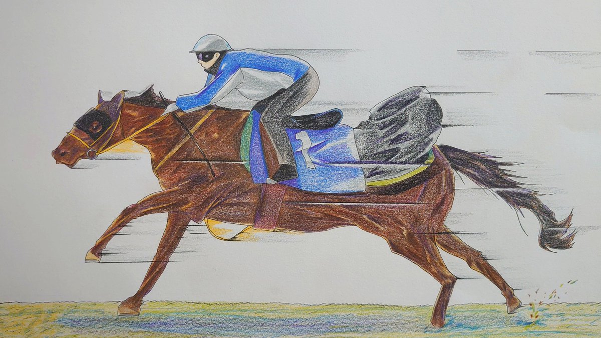 ウマ娘 イラスト 競走馬 ウマ娘 絵描き 模写 走る姿がカッコ良い競走馬を描 出町柳 彩都 アヤ リクエスト募集中のイラスト