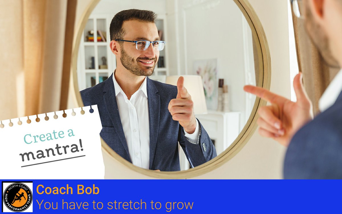 Create a mantra for yourself. Consider your goals for the next day, week, month, or even year and come up with a phrase that will help you feel motivated to stay on track and make real change.