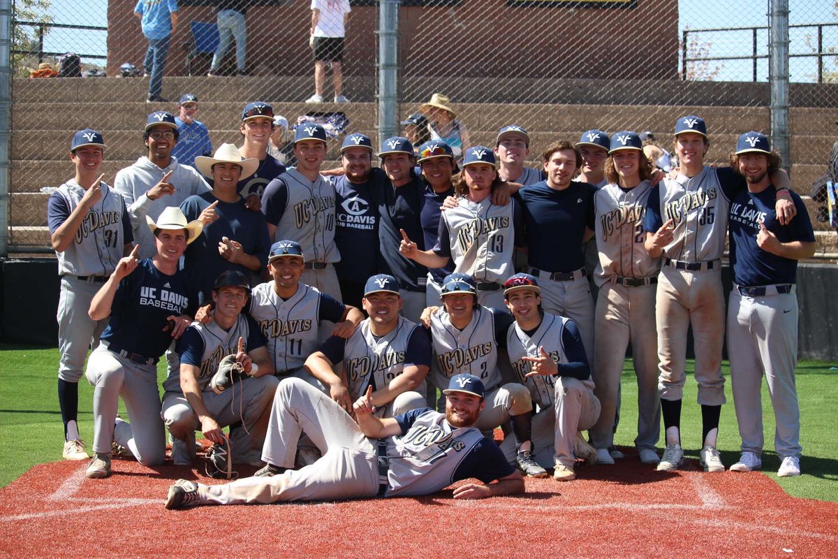 CLINCHED. The Yolos win 2/3 and take the series against UNR to clinch a spot in the NCBA Southern Pacific Playoffs! #ncba #yolos #SkoYos #ucd #ucdavis