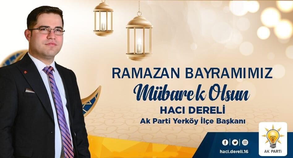 Ramazan bayramının İslam alemine ve insanlığa hayırlar getirmesi dileğiyle…

AK Parti Yerköy İlçe Başkanlığı