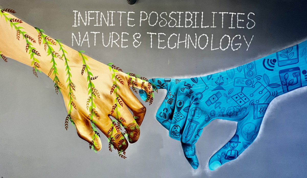 Infinite possibilities; #nature and #technology… what my #office wall tells about..