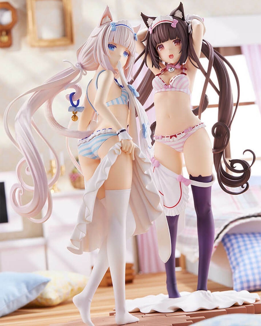 Animeshop79's tweet photo. No peeking! From "Nekopara" come two new 1/7 scale figures of Chocola and Vanilla! 🍫🍨 ⁣
⁣
Pre-orders are closing 5/16!⁣

#nekopara #chocola #vanilla #neko #catgirl #nekogirl #bestgirl #animefigure #figurecollection #crunchyroll #crunchyrollstore #anime #manga #toycollector https://t.co/QBRZdCZxvB