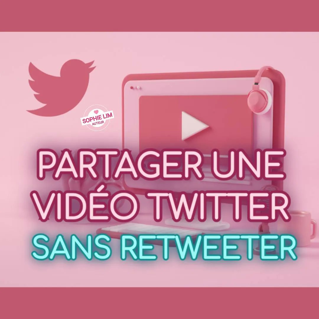 SophieLAuteur's tweet photo. * Tweet programmé * #LundiBlog Vous voulez savoir comment partager une vidéo Twitter sans RT ? Je vous dis tout dans cet article ⬇️
🔗 https://t.co/unWmWZIgMd
Merci à @MaritzacocoJ et à @JonaLhuillier de m'avoir transmis leurs tweets 😊♥️♥️♥️ https://t.co/XHvykYAWeD