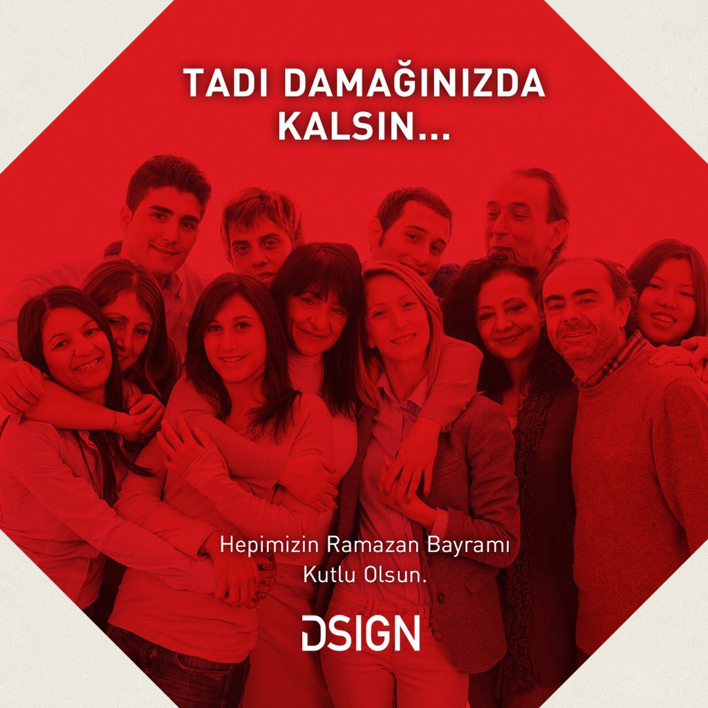 Sadece tatlıların ve şekerlerin değil, bol muhabbetli bayram sofralarının ve sevdiklerinizle geçirdiğiniz bu güzel Ramazan Bayramı'nın da tadı damağınızda kalsın. Hepimizin Ramazan Bayramı Kutlu Olsun.

#RamazanBayramı #BizBirAileyiz #Dsign