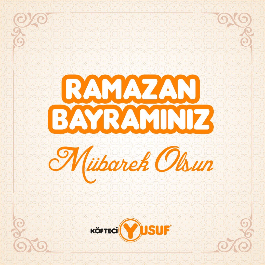 Ramazan Bayramınız Mübarek Olsun..☺️