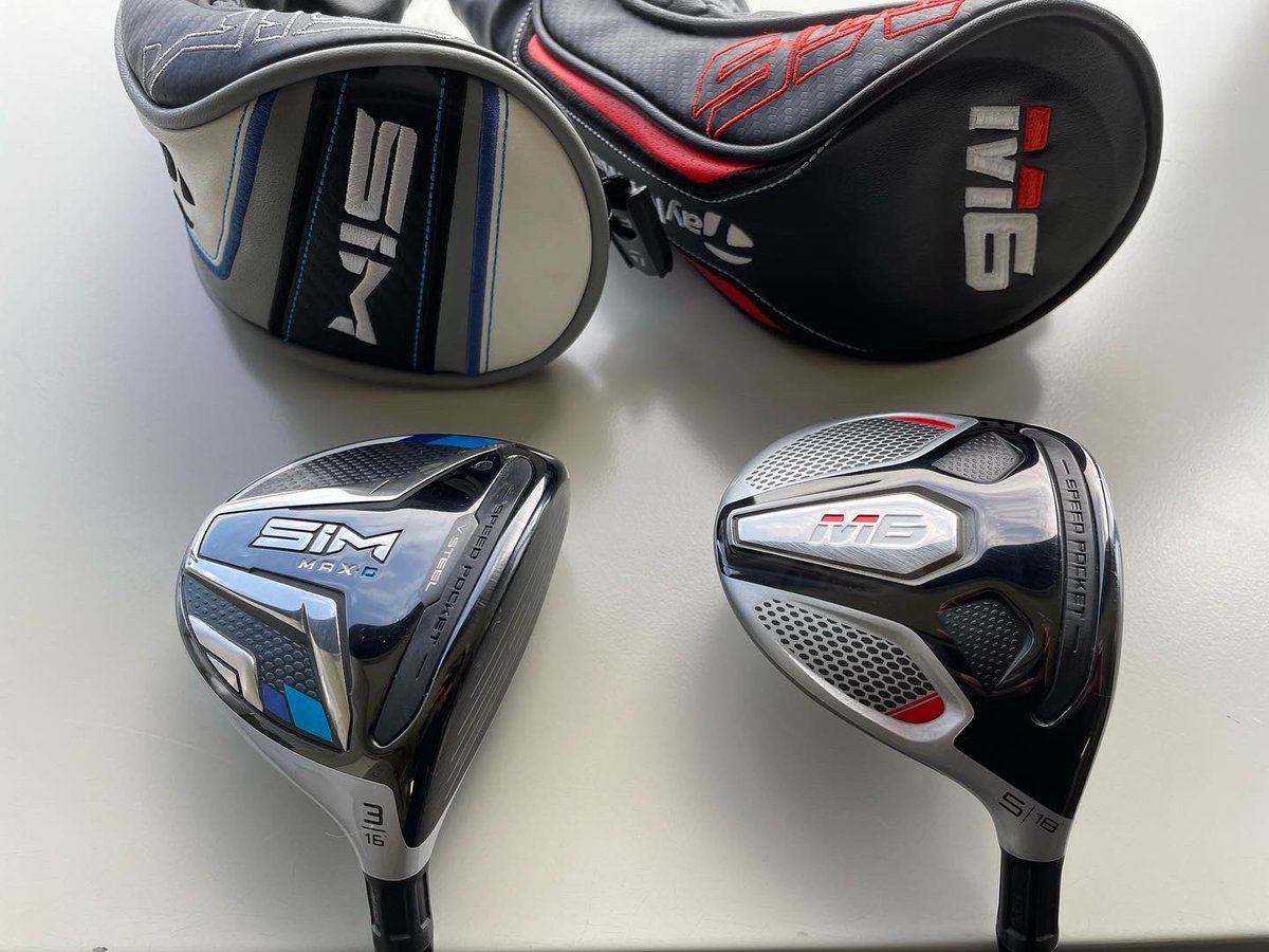 sum080's tweet photo. SIMの3Wが絶好調なので、M6の5W引っ張り出して来た🫢
#テーラーメイド #taylormade #M6 #simmaxd #シムマックス https://t.co/j21t8MPrtJ