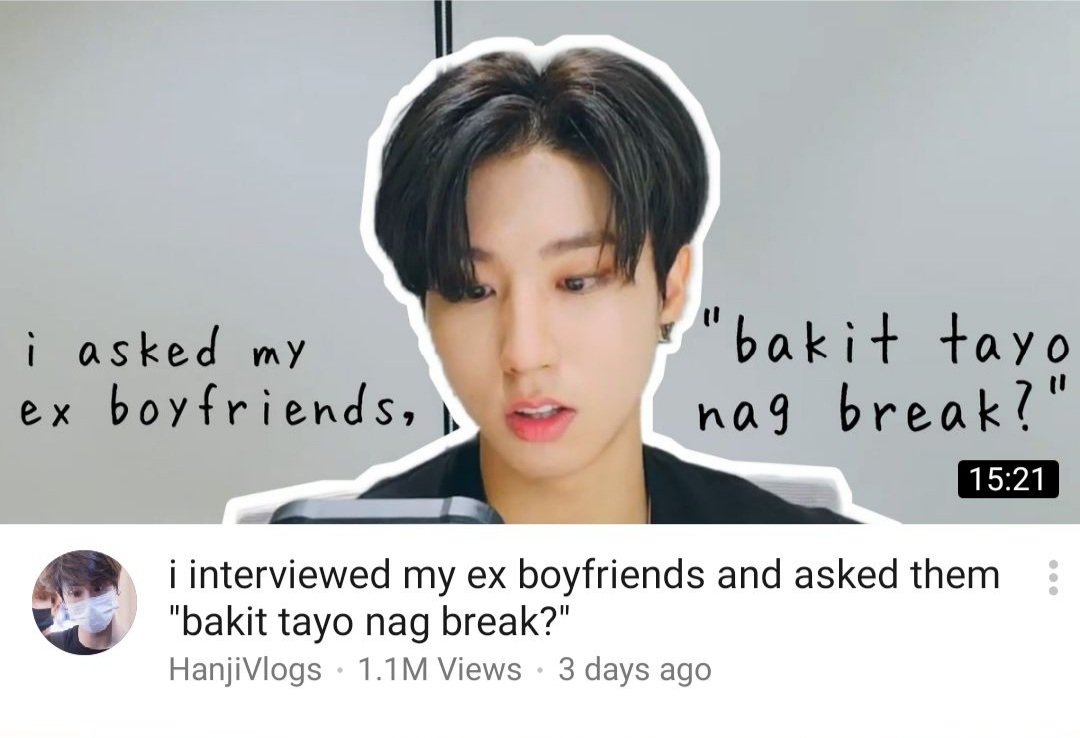a mini #han au kung saan ininterview niya ang kanyang mga ex.