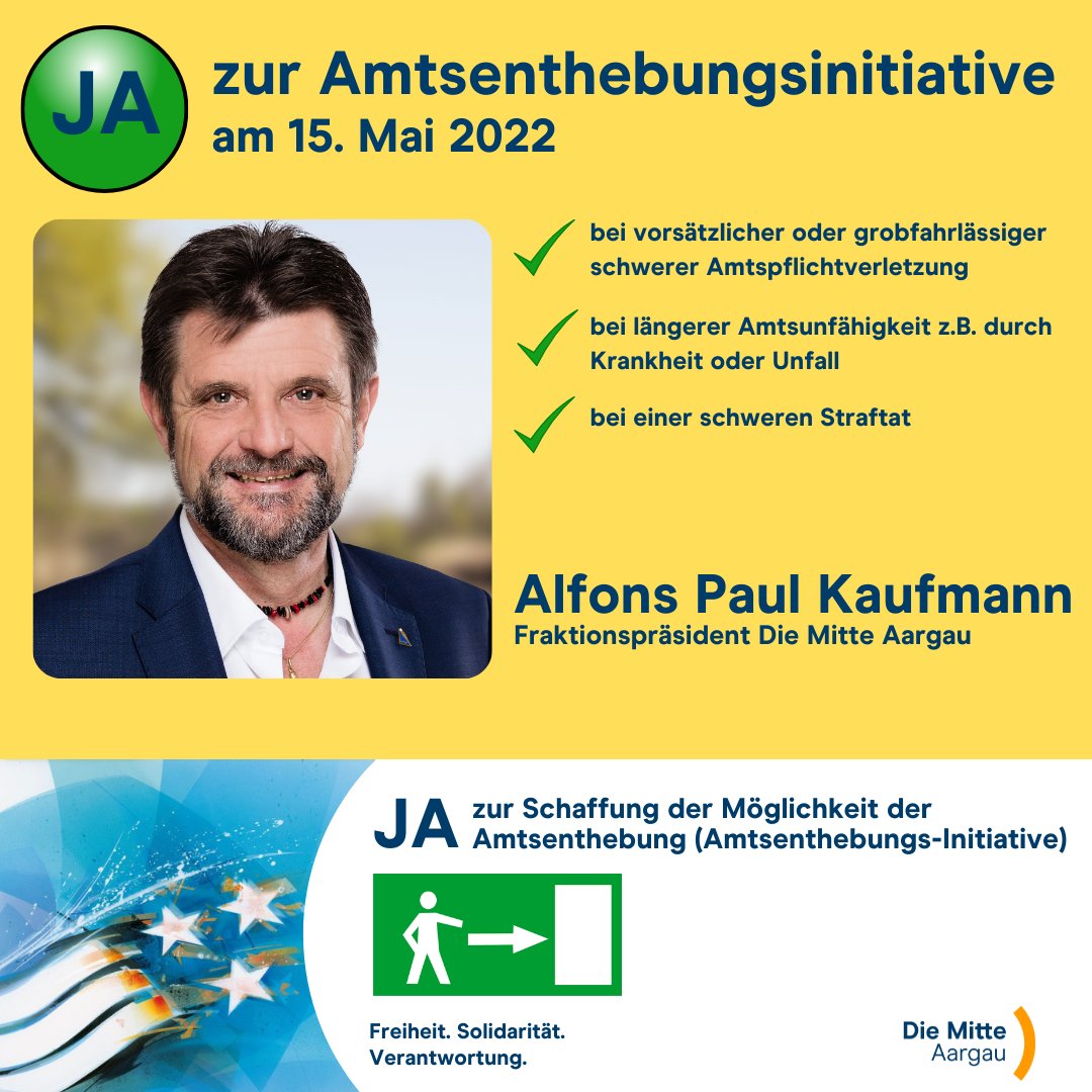 aargauer_bdp's tweet photo. Alfons Paul Kaufmann von @DieMitteAargau hat im Grossen Rat des @kantonaargau für ein Ja votiert. #abst22 https://t.co/QYQbtHeHvl