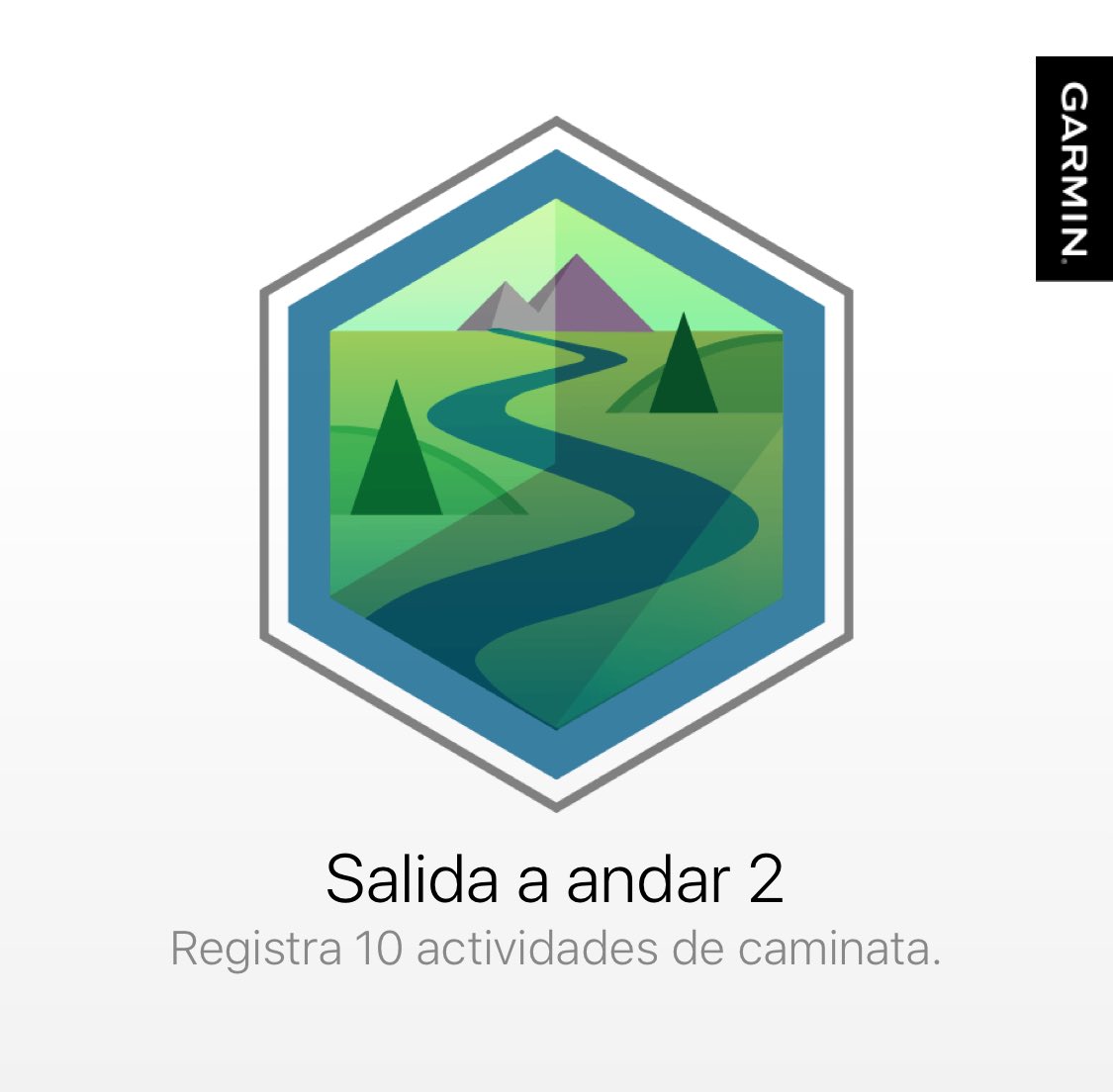 He ganado una medalla en Garmin Connect. #garmin #beatyesterday