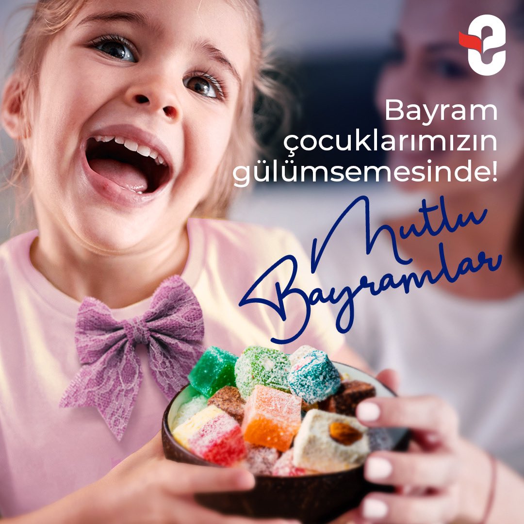 Bu bayram sevdiklerimizle doya doya vakit geçirdiğimiz şeker tadında bir bayram olsun. Mutlu Bayramlar! 

#EğitimEyüboğlu #Bayram #İyiBayramlar