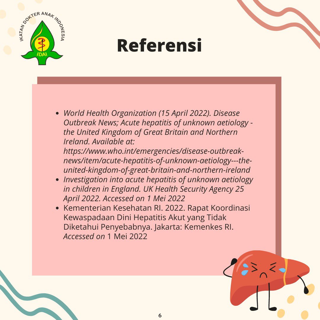 idai_tweets's tweet photo. #IDAI
#IndonesianPediatricSociety
#AcuteHepatitis
#AcuteHepatitisOfUnknownOrigin https://t.co/UgbjPUMhin