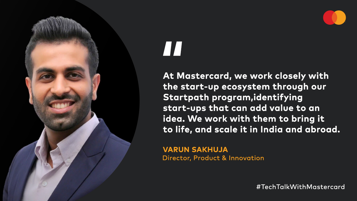 mastercardindia's tweet photo. Varun Sakhuja, Director, Product Design & Innovation shares how companies and individuals innovate to stay abreast with the changing ecosystem caused due to the #pandemic.
#TechTalkWithMastercard
@VarunInspires https://t.co/fpHLMJWsA7