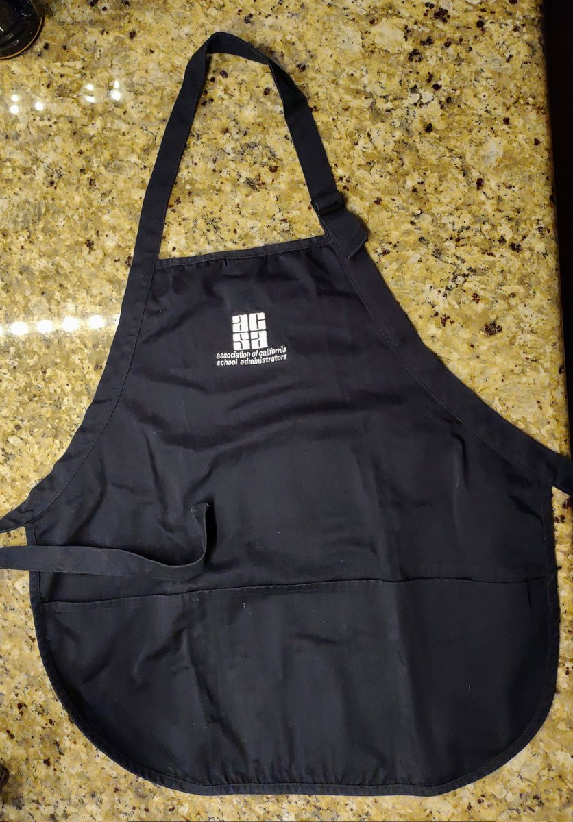 This really, really old ACSA apron can be used two ways. It is a cooking apron as well as a gardening apron. The three large pockets are perfect for carrying garden tools all over the yard. Happy Birthday ACSA.#acsa #acsa18 #acsamemberservices