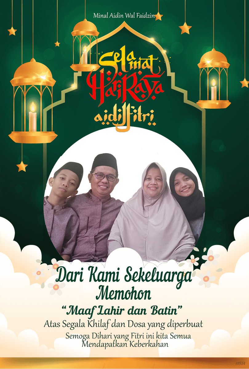 Fais4l_R's tweet photo. Selamat Hari Raya Idul Fitri 1443 Hijriyah, mohon ma'af lahir dan batin 🙏 https://t.co/yCTKd3h1mO