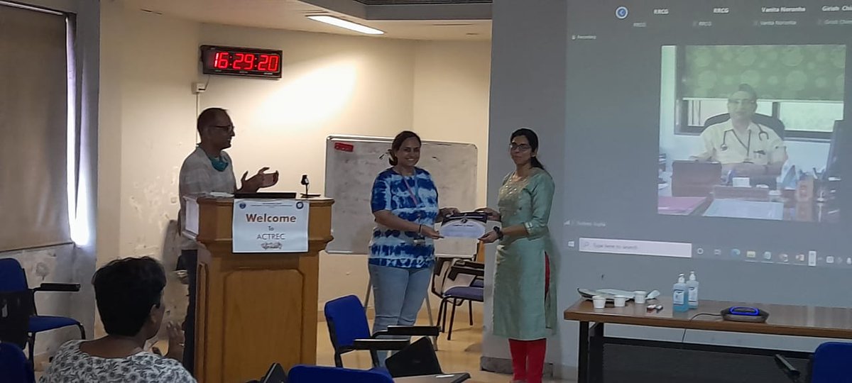 GotaVikram's tweet photo. Congratulations Dr. Neha Singh for winning the best protocol award @aazpire2022. Kudos @TMC_Varanasi 

@VanitaNoronha @RimaPathak1 @GirishTMH @ACTREC_TMC @Oncology_at_AZ @Utkarsh67560307 https://t.co/Z6aGfzk7o0