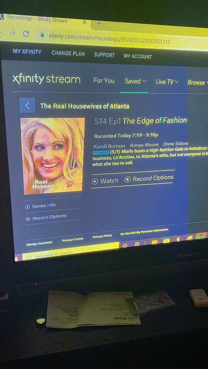 76Lioness's tweet photo. WTF @Xfinity why would Kim’s photo appear on the NEW episode of #RHOA!? @BravoTV set this straight ASAP!! https://t.co/0bONResyZC