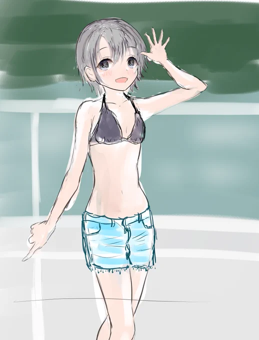 グラビア参考おとくらちゃんラフ 