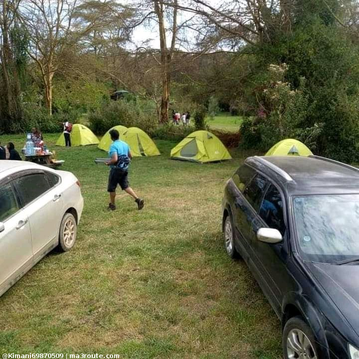 a3Route's tweet photo. 08:28 Camp Carnellys Naivasha, as people were enjoying their long weekend, this happened.  https://t.co/zblSv0hcU2 via @Kimani69870509