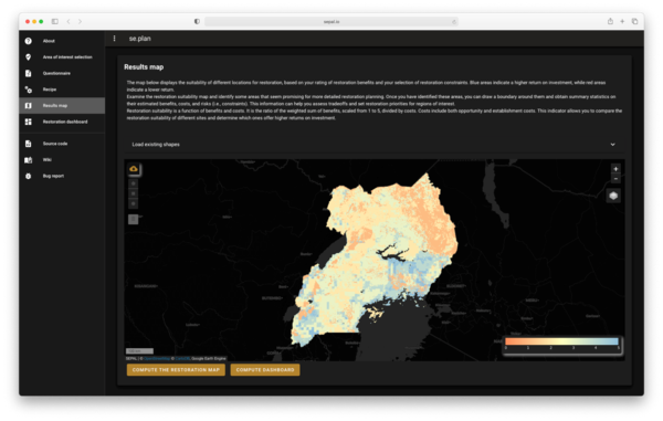 FAOForestry's tweet photo. "se.plan is a customizable decision support tool that identifies where forest restoration could be most cost-effective, enabling restoration commitments to translate into lasting action. Powered by #SEPAL." @FAO's Remi D’Annunzio at #WFCKorea https://t.co/gWhYP7dkiX